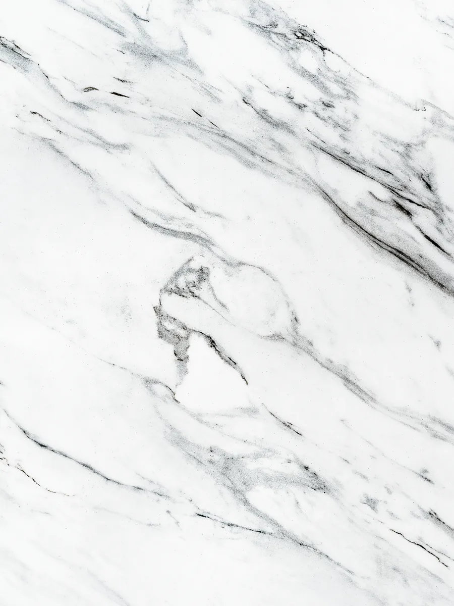 Chapa de mármore Carrara branco com veios cinza